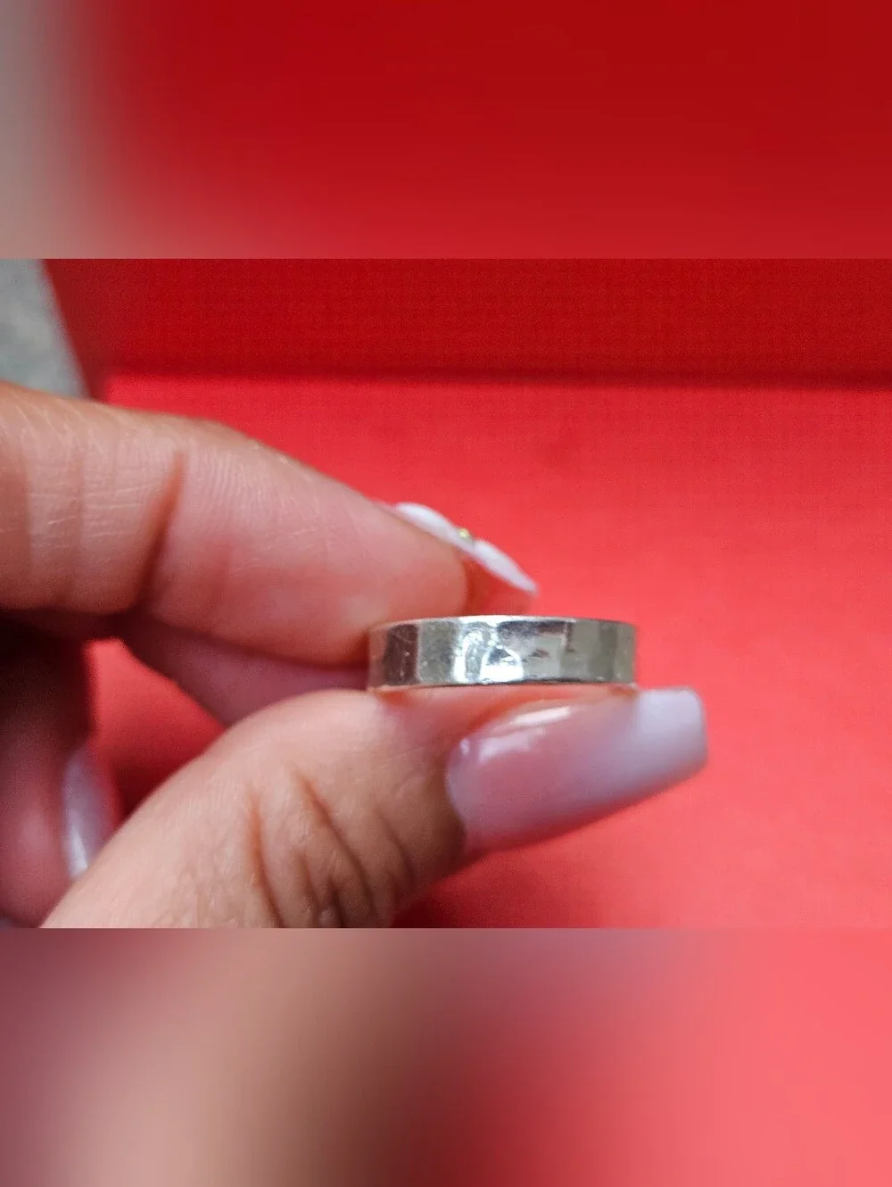 James Avery Hammeres Band Ring -Sterling Silver Size 7.5